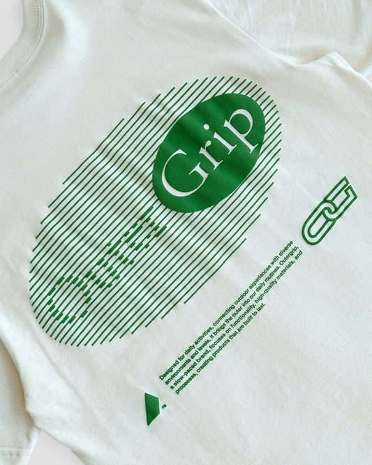 Oval Logo Tee - Natural